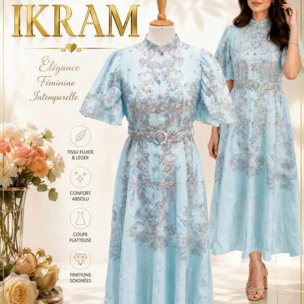 Robe Strass Soirée Ikram